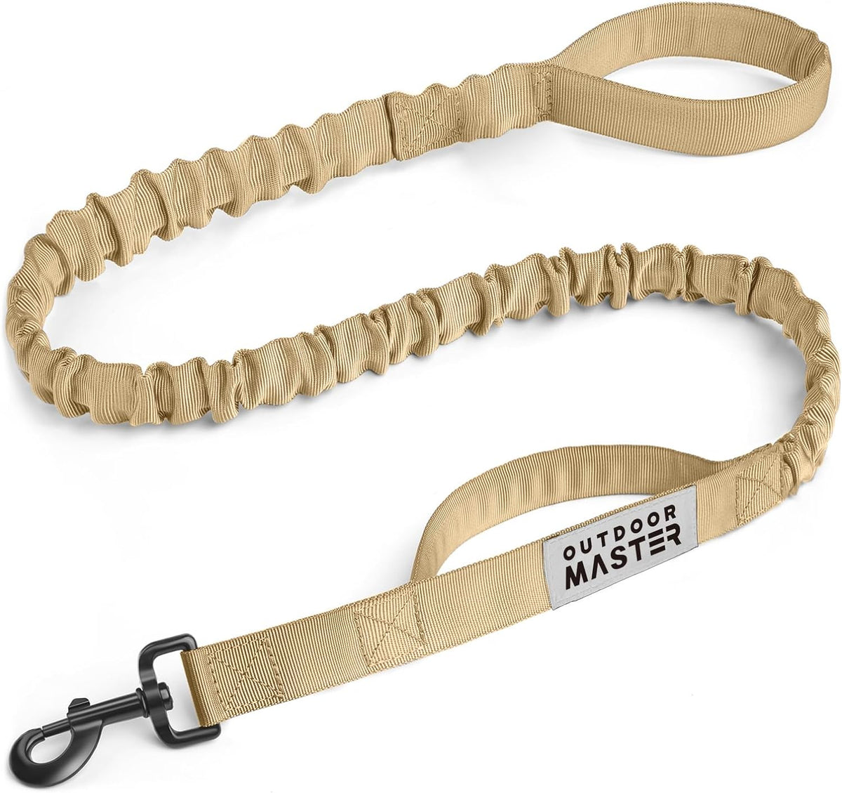 Ultimate Comfort and Control: Heavy-Duty Bungee Dog Leash with Shock Absorption and Padded Handles
