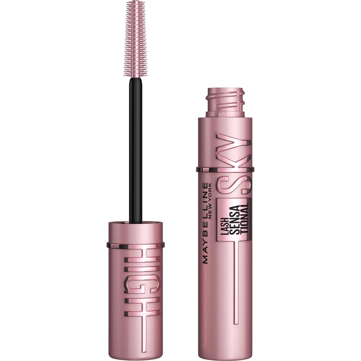 Elevate Your Lash Game with Lash Sensational Sky High Washable Mascara - Volumizing, Lengthening, and Curling in Blackest Black