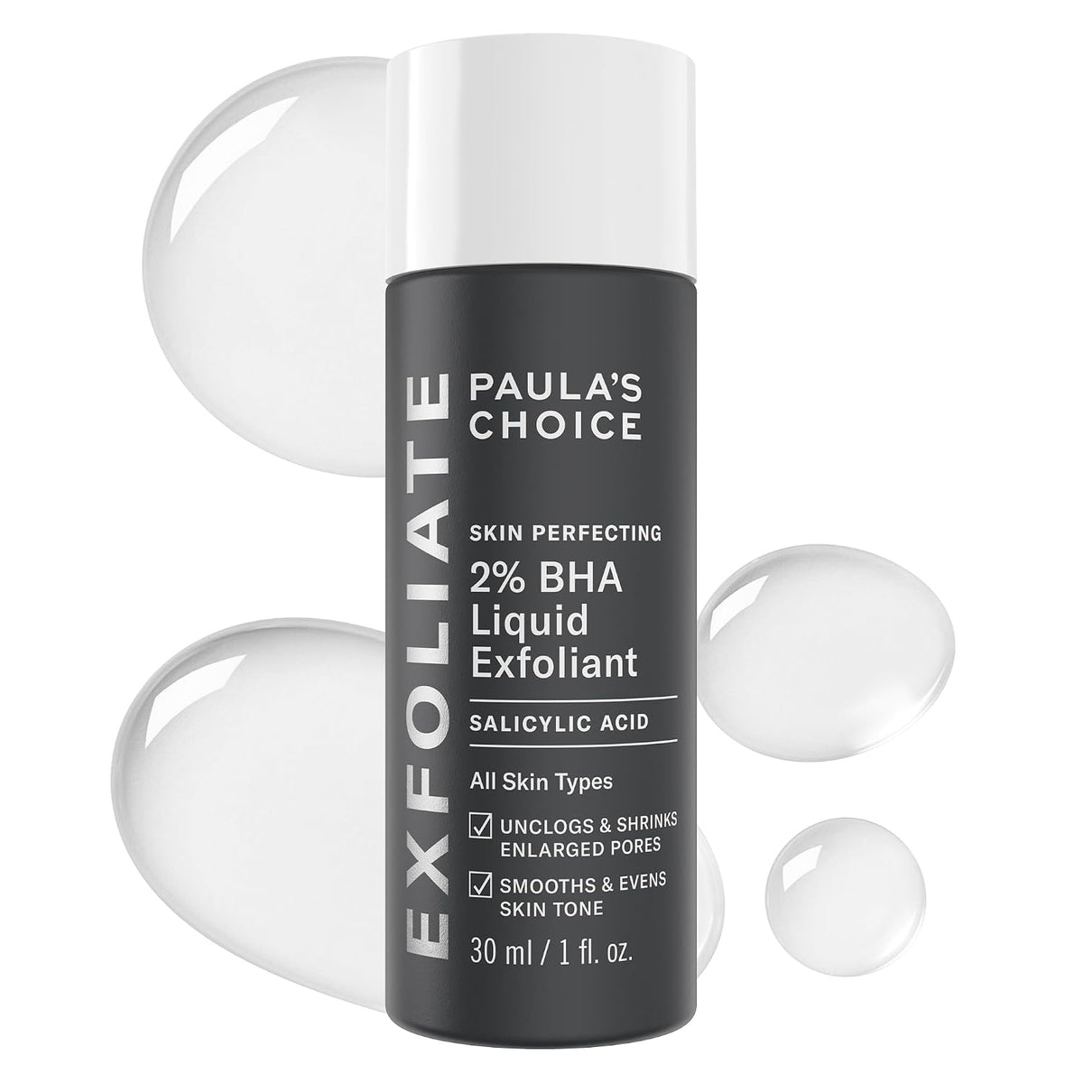 Revitalize Your Skin with Paula's Choice SKIN PERFECTING 2% BHA Liquid Leave-On Exfoliant - For Unclogged Pores and Youthful Glow