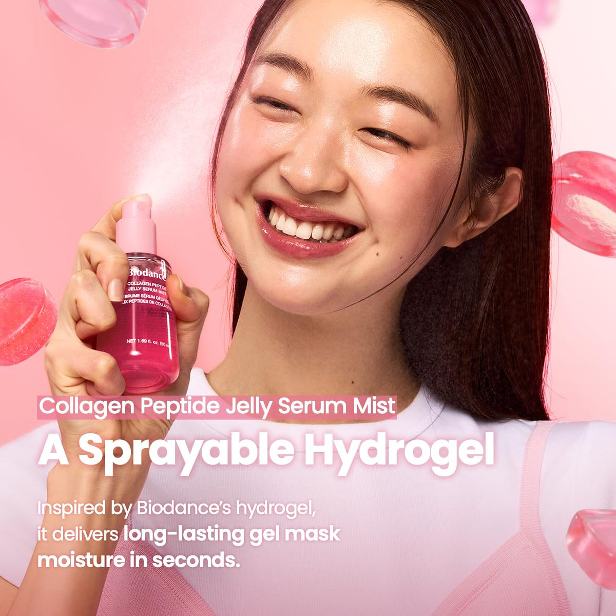 Revitalize Your Skin with Our Collagen Peptides Jelly Serum Mist - Ultimate Hydrating Face Spray for a Youthful Glow