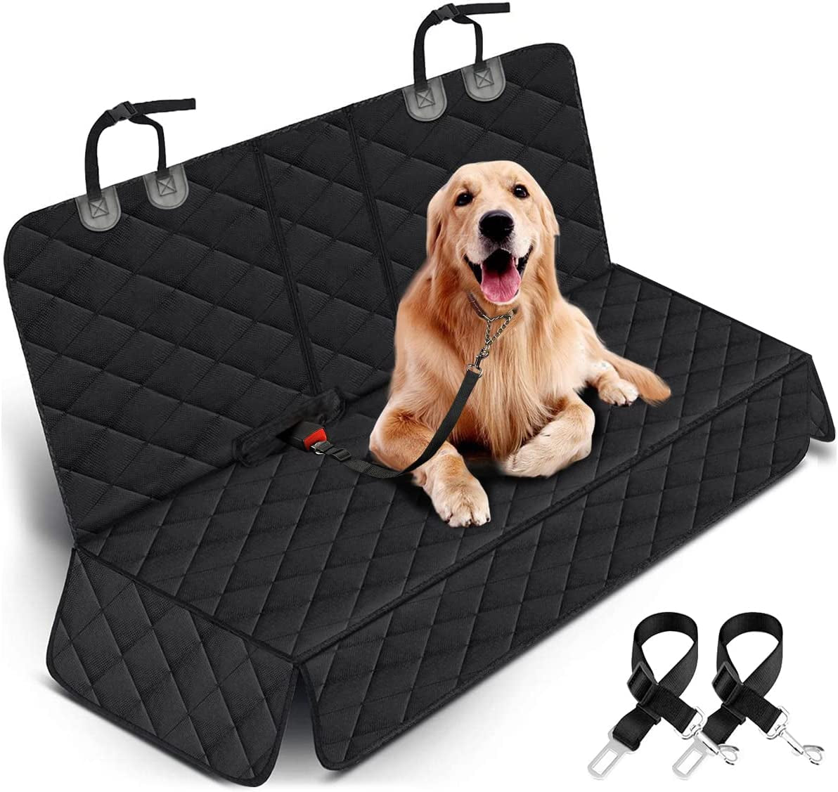 Ultimate Waterproof Dog Car Seat Cover - Protect Your Back Seat with Style and Comfort