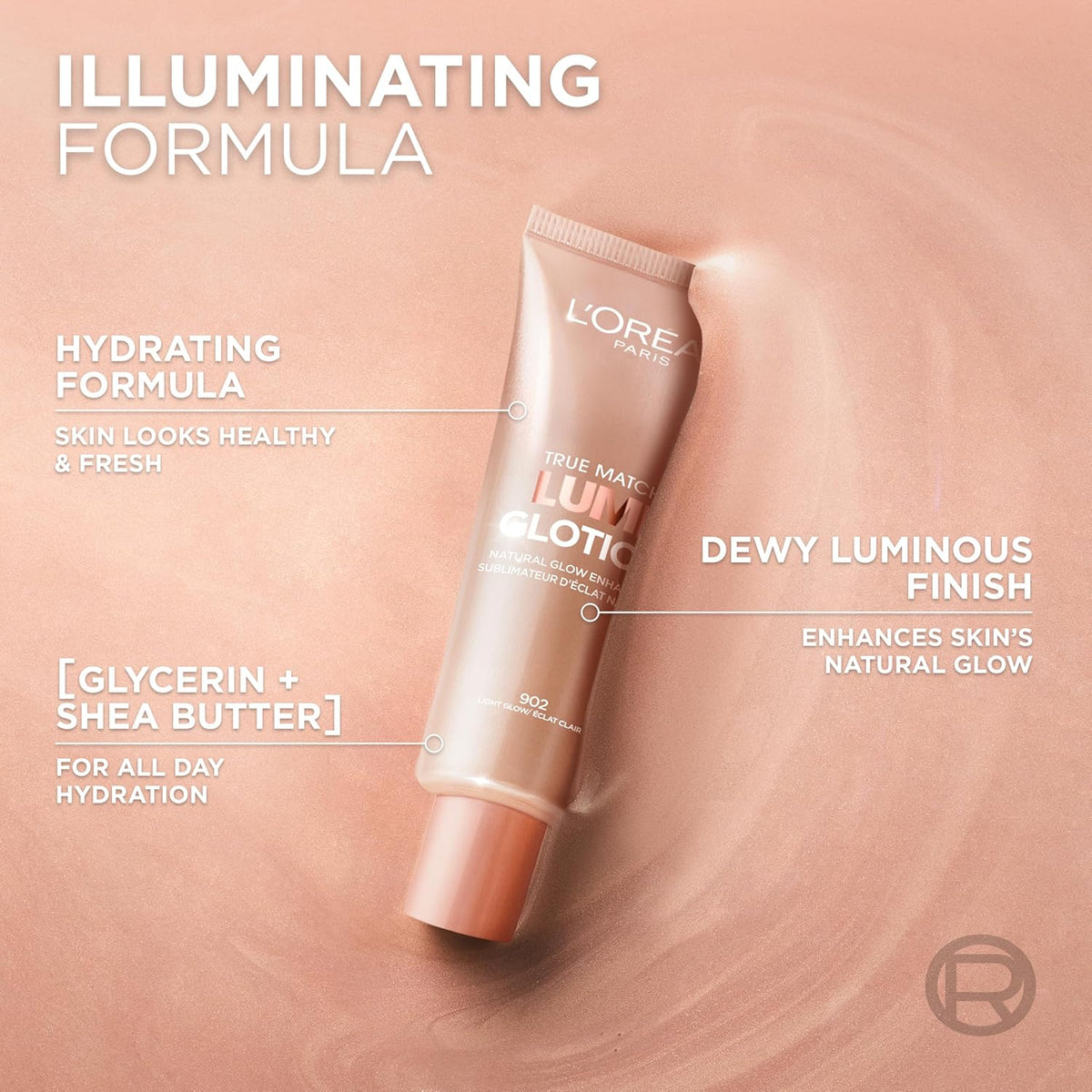 Illuminate Your Skin with L'Oreal True Match Lumi Glotion - 903 Medium, 1.35 Fl Oz