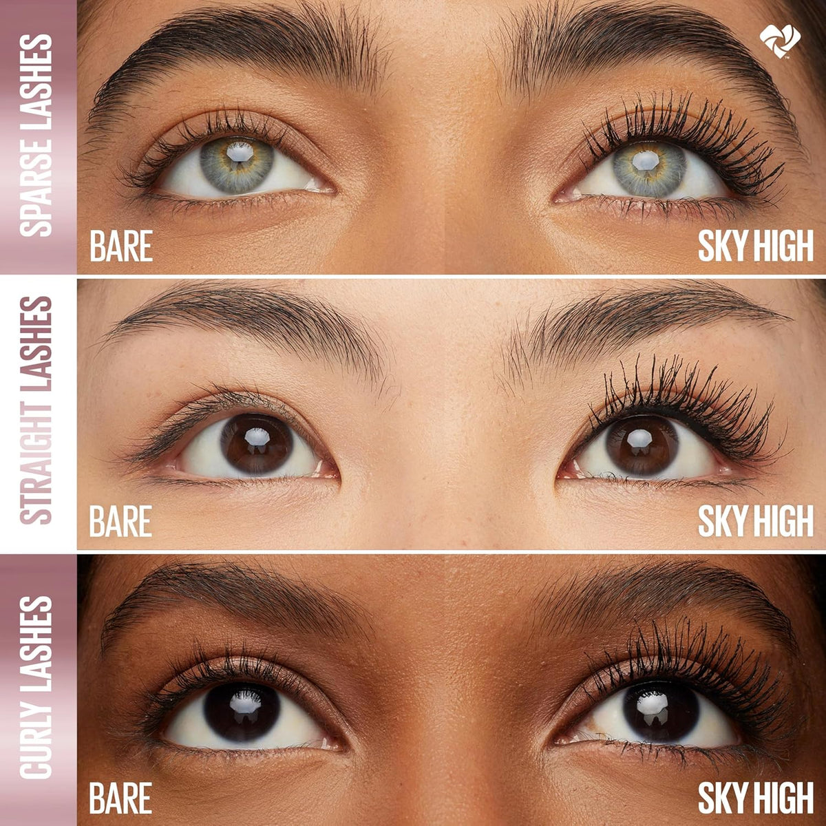 Elevate Your Lash Game with Lash Sensational Sky High Washable Mascara - Volumizing, Lengthening, and Curling in Blackest Black